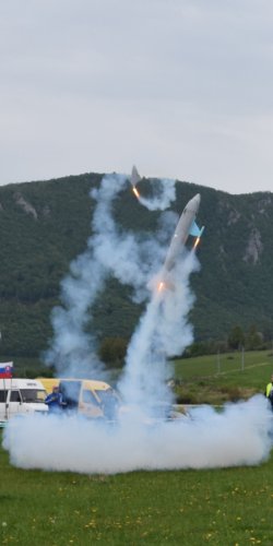  Delfin utrzeni ploutve s motorem 